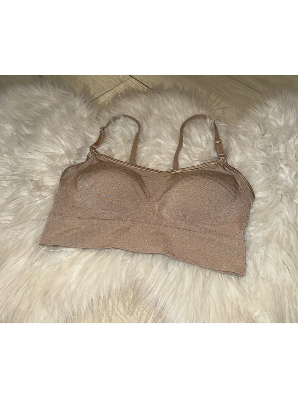 Warners RM0911A Easy Does It No Dig Convertible Bra WF Womens S Small Beige